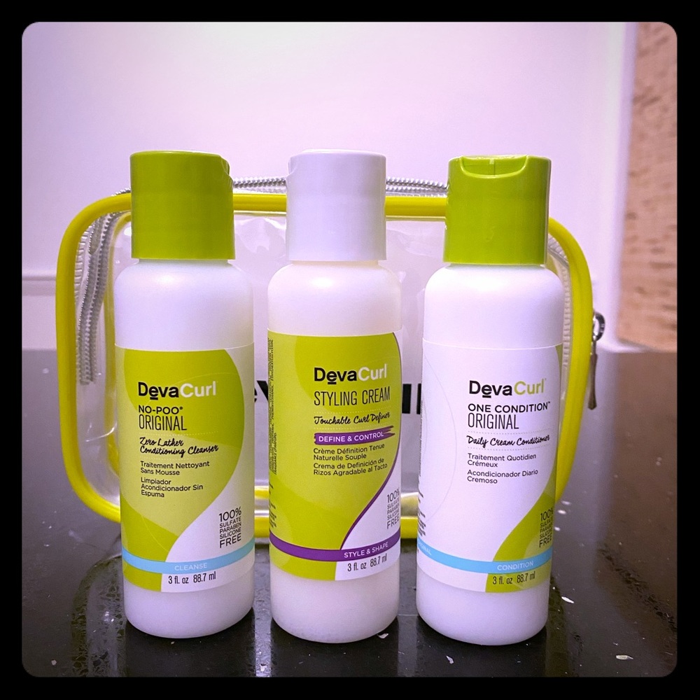 Deva curl travel size plus carrying case!